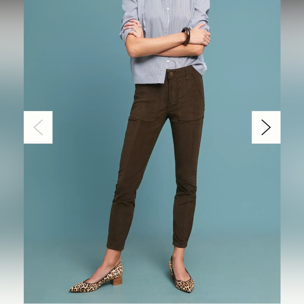 Corduroy Slim Utility Pants